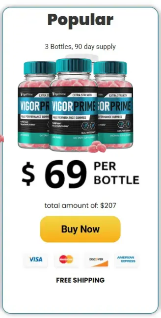 Vigor Prime 3 Bottle Price